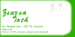 zsuzsa toth business card